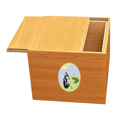 Norwegian Golf Scene Cremation Urn