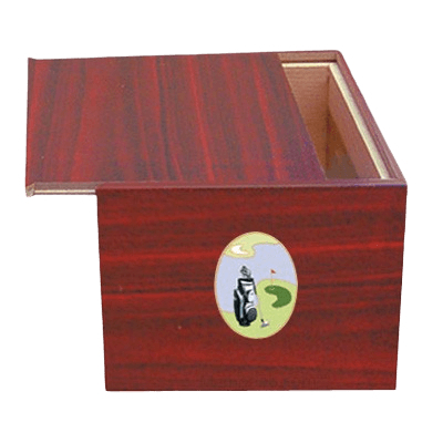 Danish Golf Scene Cremation Urn