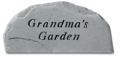 Grandmas Garden Keepsake Rock