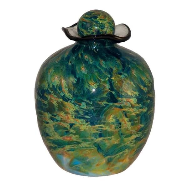 Grange Glass Cremation Urn For Two