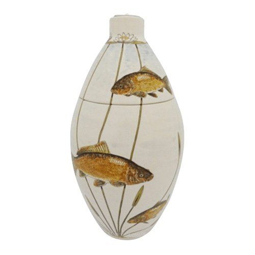 Grass Carp Ceramic Cremation Urn