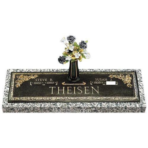 Grave Marker Full Date Scroll