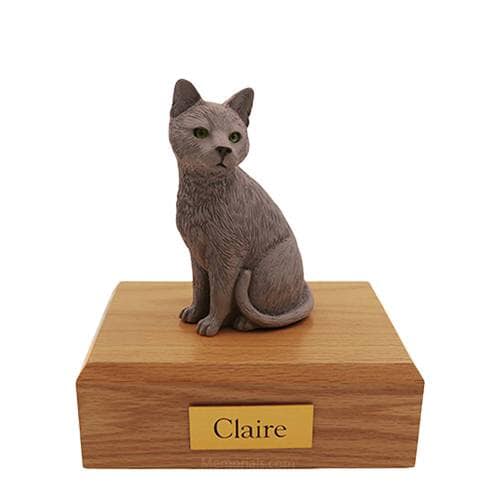 Gray Large Cat Urn Gray Large Cat Urn