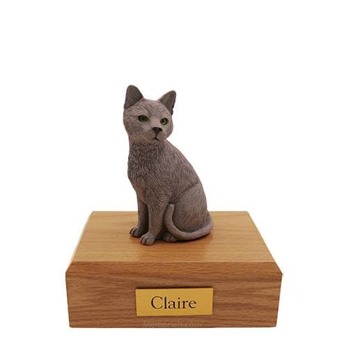 Gray Medium Cat Urn Gray Medium Cat Urn