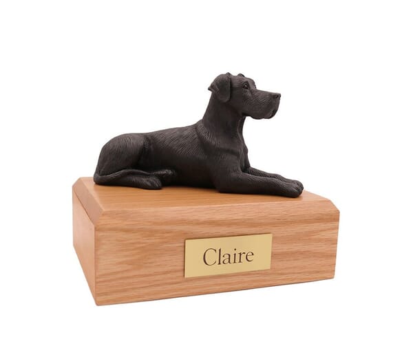 Great Dane Ears Down X Large Dog Urn