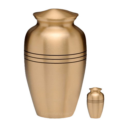 Grecian Bronze Cremation Urns