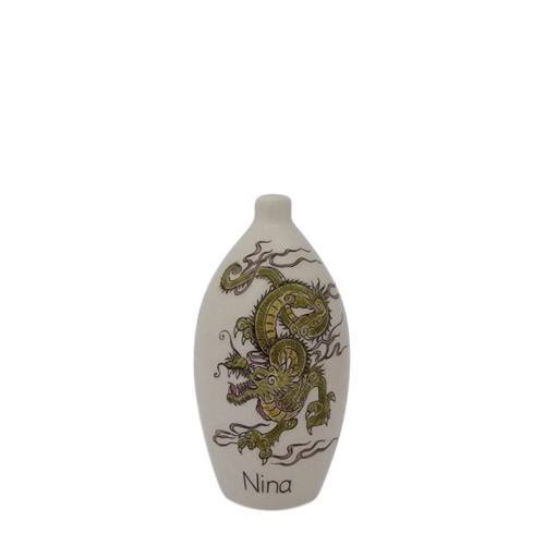 Green Dragon Small Cremation Urn