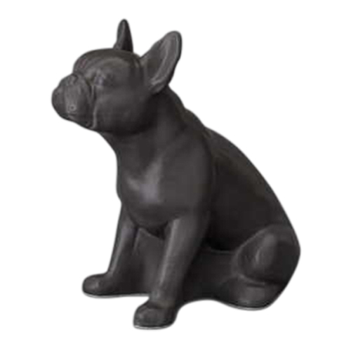 Grey French Bulldog Ceramic Urn