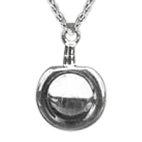 Half Round Keepsake Pendant