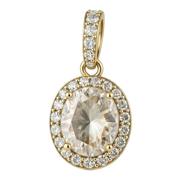 Halo Cremation Diamond Necklace