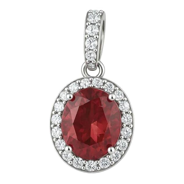 Halo Fire Cremation Diamond Necklace