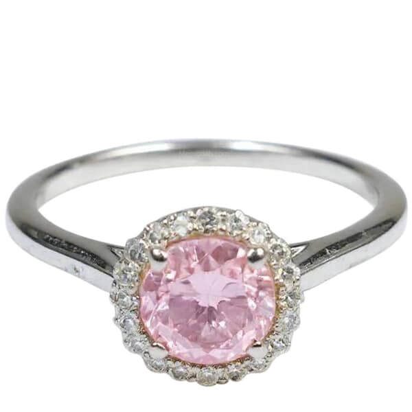 Halo Love Cremation Crystal Ring