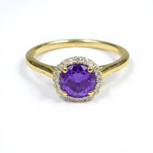 Halo Passion Cremation Diamond Ring