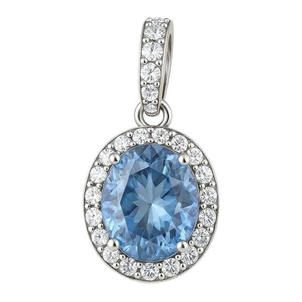 Halo Prince Cremation Diamond Necklace