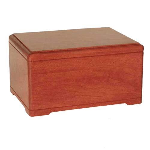 Cherry Wood Urn