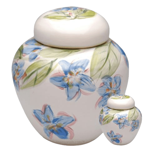 Blue Dogwood Cremation Urns