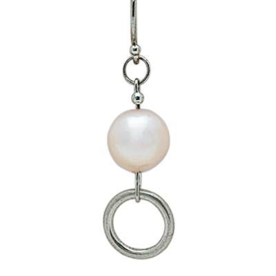 Hanging Lavender Pearl Cremation Earrings