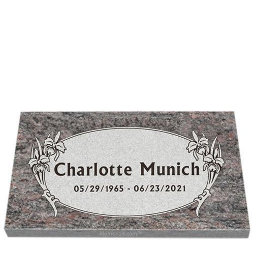 Harmonious Granite Grave Marker 20 x 10