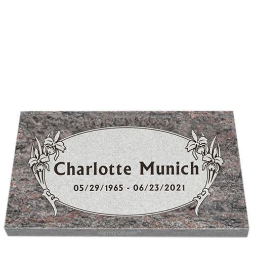 Harmonious Granite Grave Marker 24 x 14