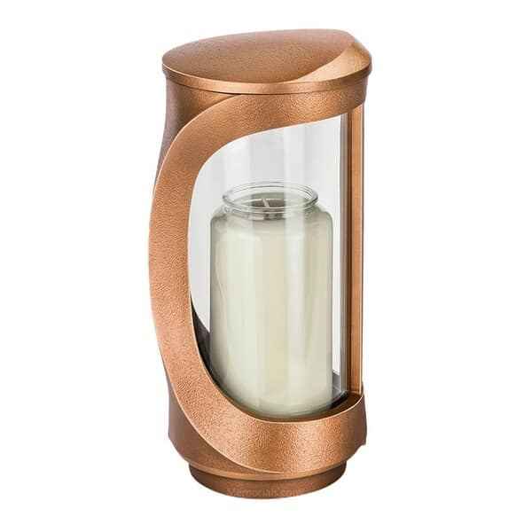 Harmony Light Brown Cemetery Gravesite Lamps