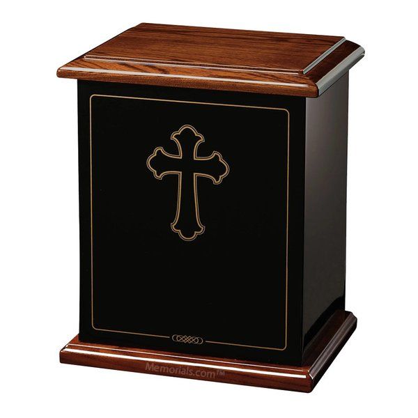 Have Faith Wooden Urn
