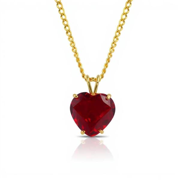 Heart Cremation Diamond Necklace