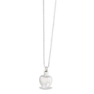 Heart Footprints Urn Necklace