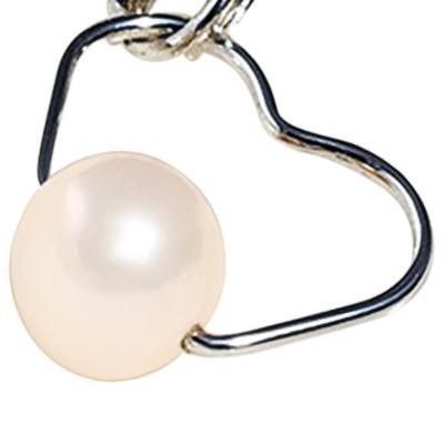 Heart White Pearl Cremation Pendant