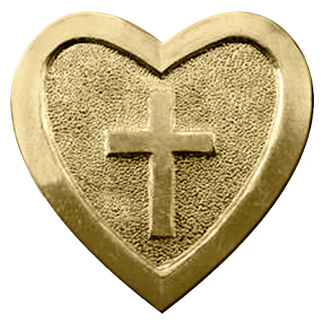 Heart with a Cross Medallion