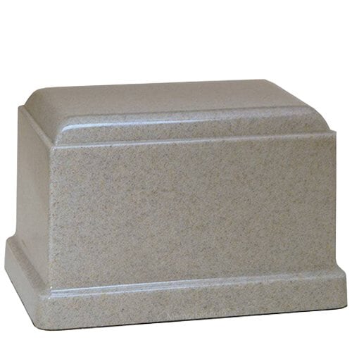 Heath Gray Granite Cultured Cremation Urn Heath Gray Granite Cultured Cremation Urn