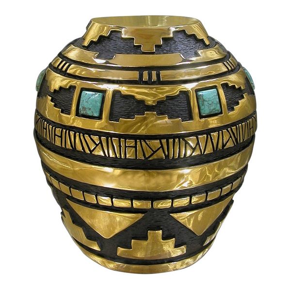 Egyptian Gold Cremation Urn