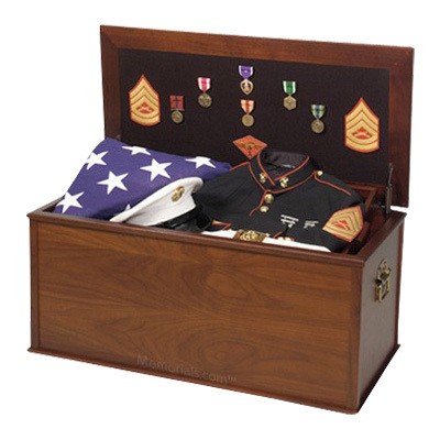 Military Veteran Display Chest