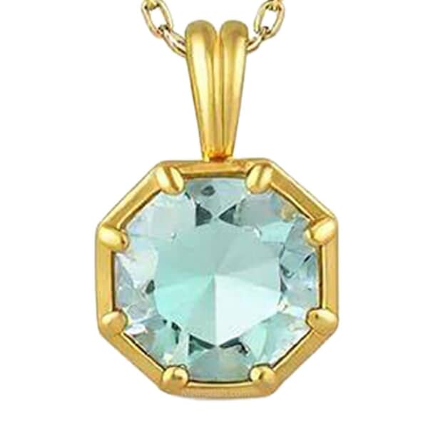 Hexagon Bay Cremation Crystal Necklace