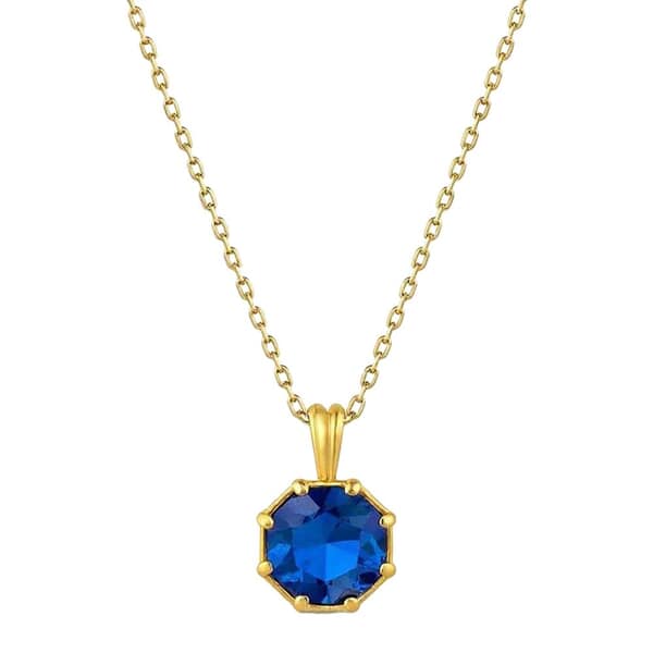 Hexagon Cremation Diamond Necklace