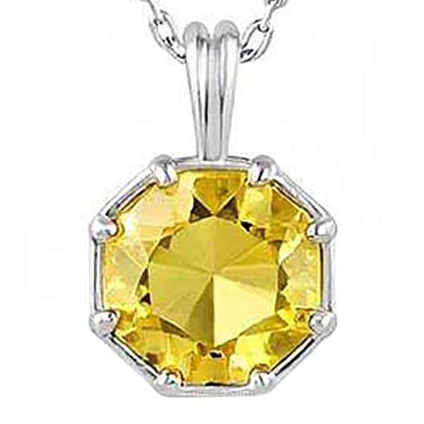 Hexagon Sunny Cremation Crystal Necklace