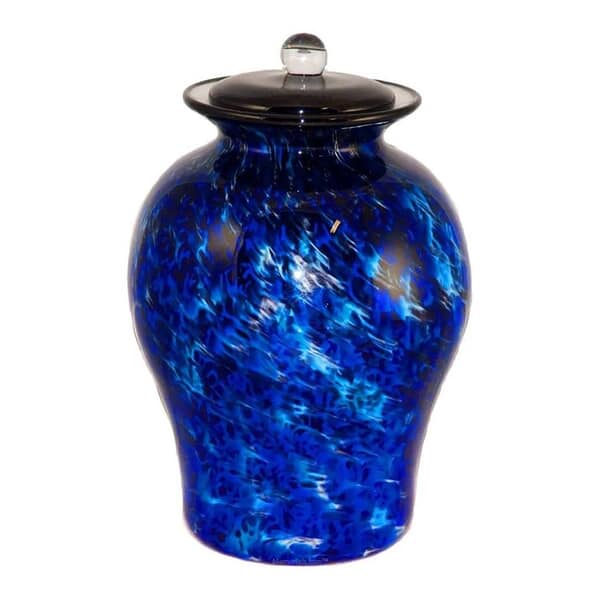 High Seas Glass Cremation Urn For Two