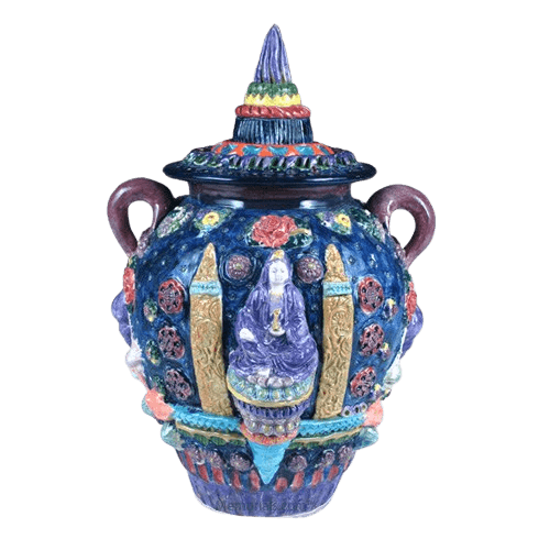 Hindu Ceramic Cremation Urn