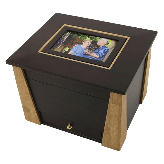 Hinged Photo Cremation Urn