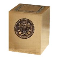 Military Coast Guard Cremation Urn