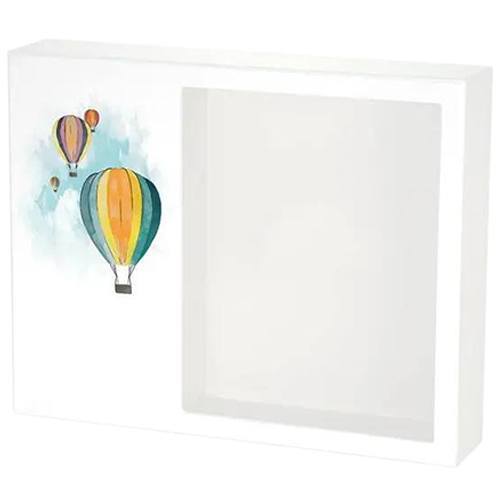 Hot Air Balloon Shadow Box Cremation Urn