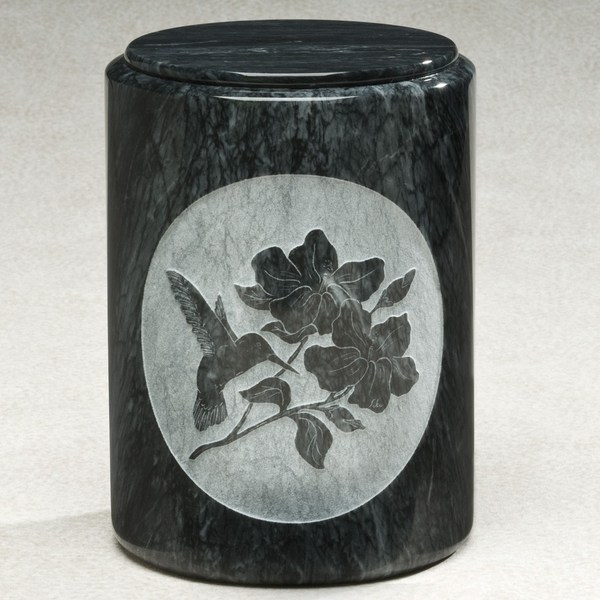 Hummingbird Marble Cremation Urn