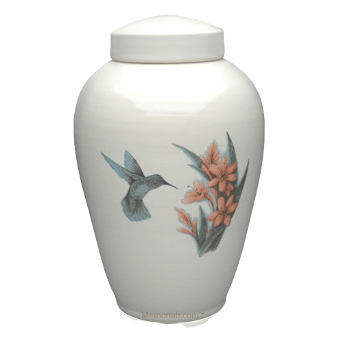 Hummingbird Ceramic Companion Cremation Urn