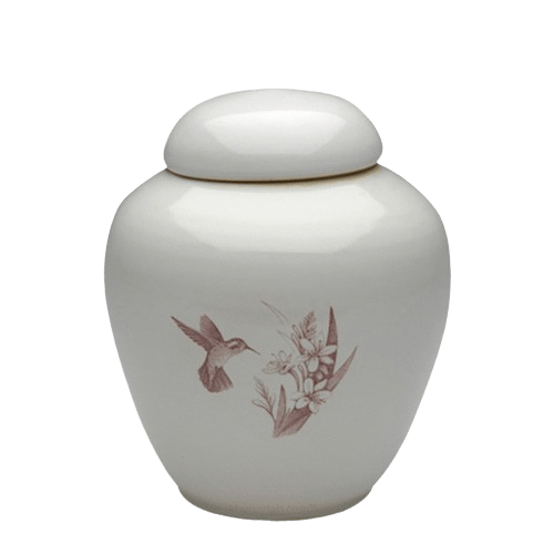 Peaceful Hummingbirds Medium Cremation Urn