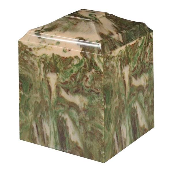 Hunter Green Cultured Keepsake Urn