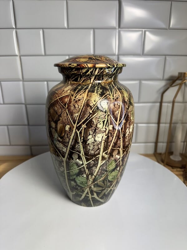 Hunting Camo Cremation Urn