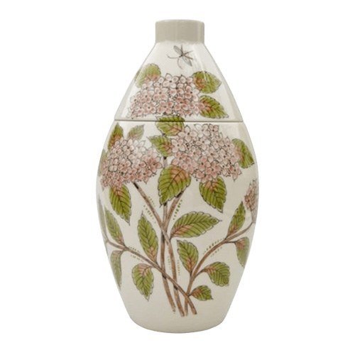 Hydrangea Ceramic Cremation Urn