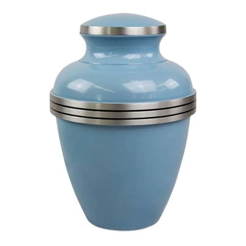Ice Blue Memorial Cremation Urn