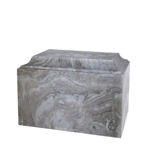 Icy Cultured Marble Mini Urn