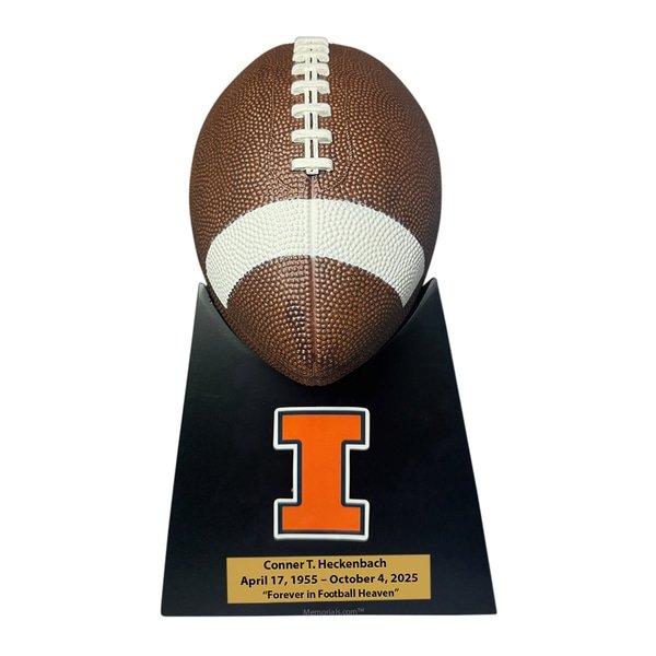 Illinois Fighting Illini Football Cremation Urn