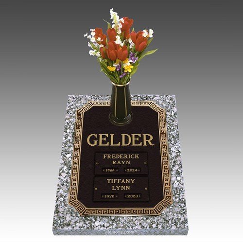 Imperial Companion Cremation Grave Marker 24 x 30